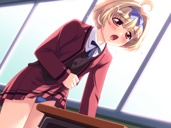 机を愛液でぐちょぐちょにしてしまうような角オナニーに夢中な女の子のエロ画像-13
