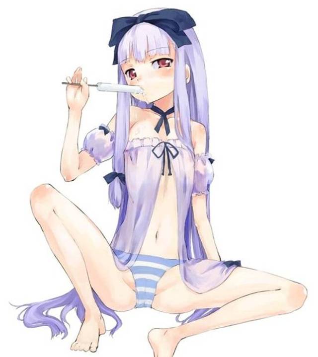 成長がストップした生涯膨らみかけちっぱいな貧乳美少女二次エロ画像-6
