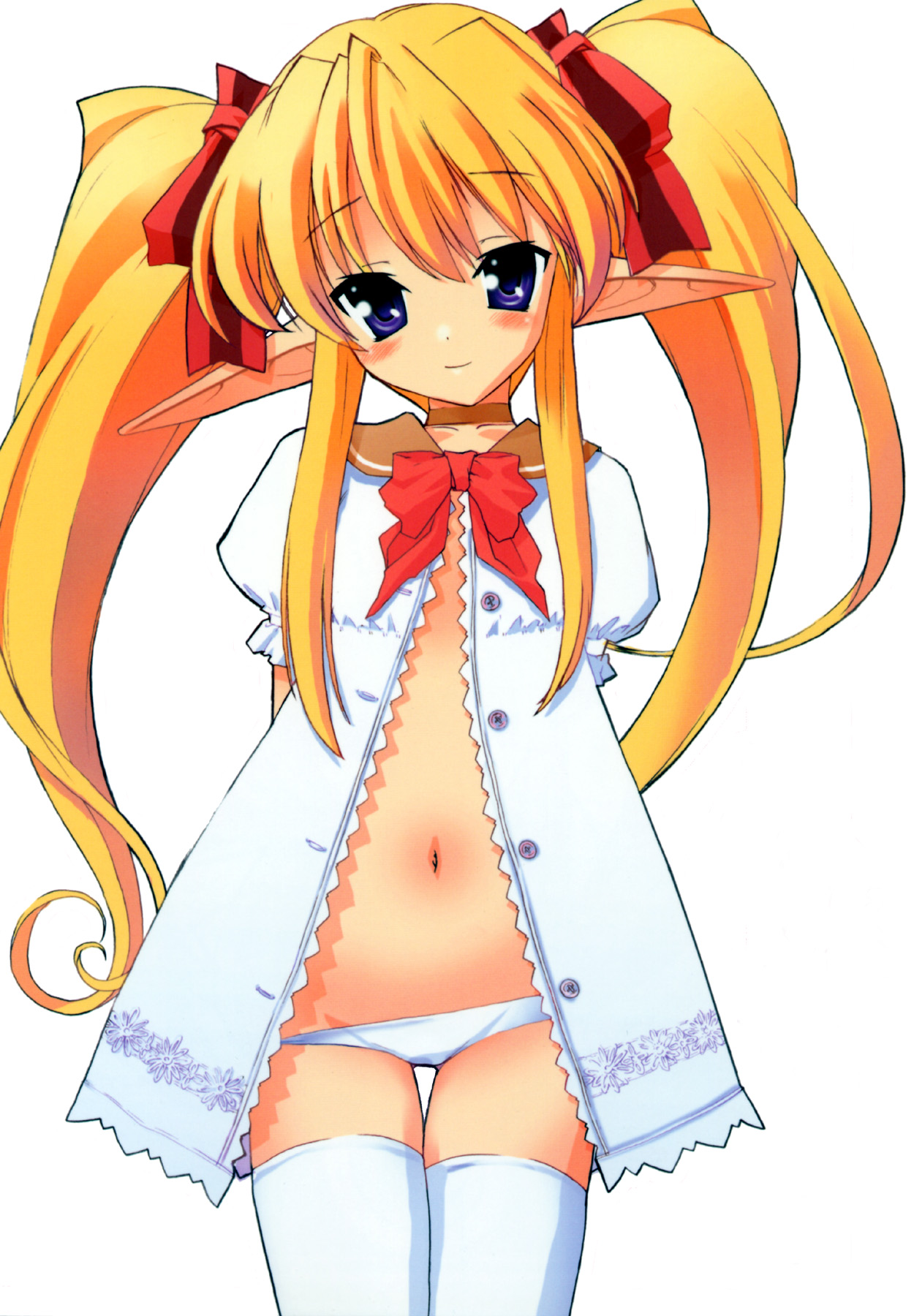 ロリっ娘のパンツを脱がしかけたり脱ぎかけてたりで見え…見えた！ってなる脱ぎ掛けロリパンツ二次エロ画像-33