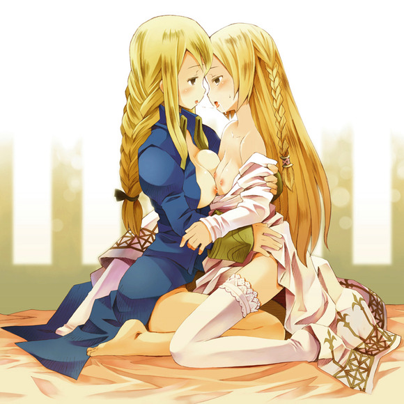 お姉さんがロリに手ほどきする女の子同士年の差エッチな二次おねロリレズ画像-31